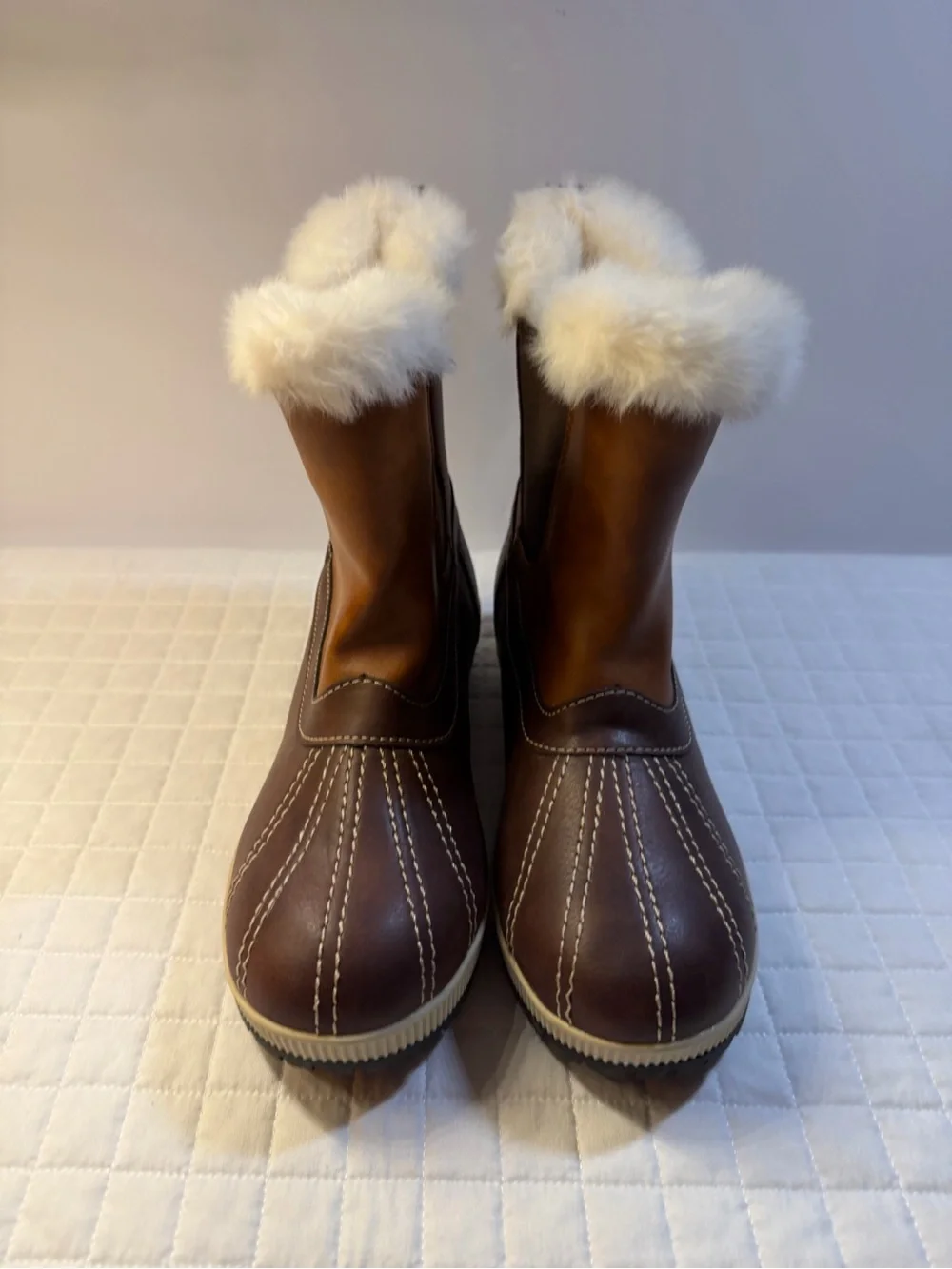 London Fog Mildred Waterproof Winter Snow Boots Women’s Size 9 Brown New Tags